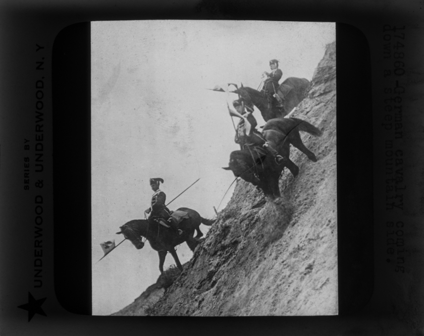 Scranton 2 174860 german cavalry coming down a steep mountain side